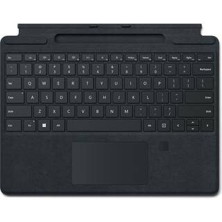 Microsoft Surface Pro Signature Keyboard with Fingerprint Reader - Tastatur - Nordisk - Sort