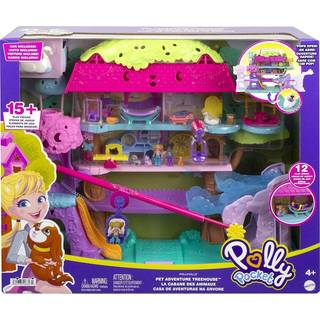 Polly Pocket Pet Adventure Treehouse Dukkehus med Dukker HHJ06