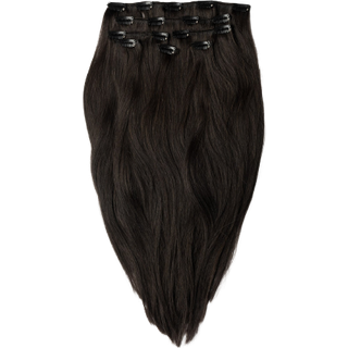 Clip in extensions - Dark Natural Brown 1A Original / 50 cm / 100 g