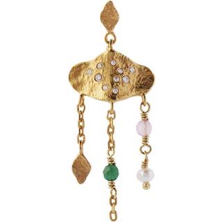 Ile L&#39;amour With Chains Ørering, Guld