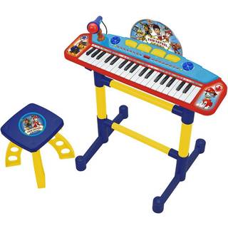 Keyboard med mikrofon og skammel Paw Patrol Musikinstrumenter børn 02523