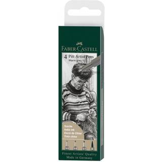 PITT artist pen set 4-pack – warm grey