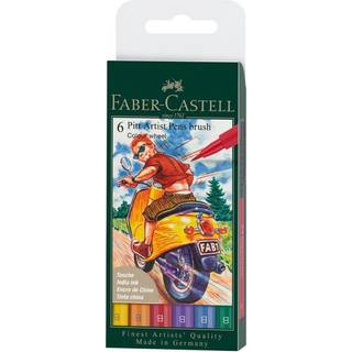 PITT artist pen set brush 6-pack – Colour wheel
