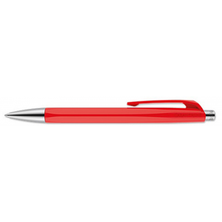 Caran Dache Ballpoint Pen skarlagen med schiskride bl? medium patron