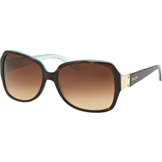 Ralph Lauren Kvinde RA5138 601/13 Solbriller Acetat Skildpadde Brun Firkantet Normal Skygge