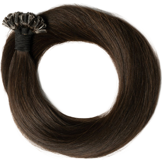 Hot fusion extensions - Dark Chocolate Brown 1B Original / 50 cm / 50 g (50 stk)