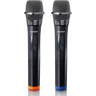 Lenco MCW-011BK trådløs mikrofon | 2 stk pakke | PRIS-MATCH