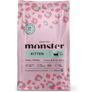 Monster Cat Grain Free Kitten Turkey & Chicken - 400 g