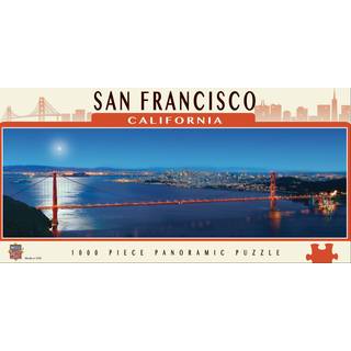 San Francisco California 1000 stykker panoramisk jigsaw puslespil