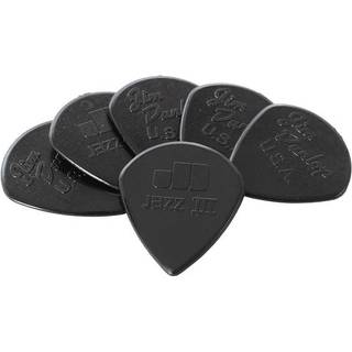 Dunlop Jazz III 47P3S Black Stiffo 6 Pack