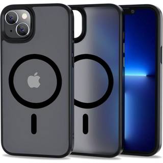 iPhone 14 Tech-Protect Magmat Bagside Cover - MagSafe Kompatibel - Mat Sort