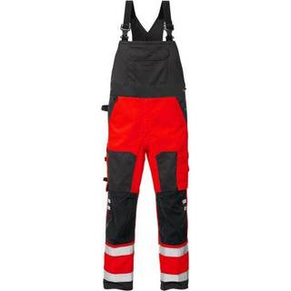 Fristads 101019 Hi Vis overalls kl.2 1015 / Arbejdsoveralls Hi-Vis Gul/Sort C52