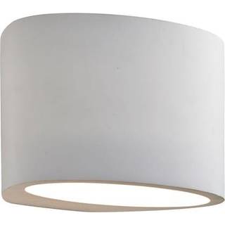 8721 væglampe af gips, up/down, i oval form