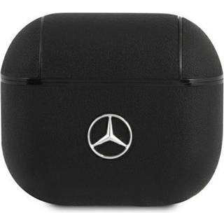 Mercedes-Benz Electronic Line AirPods 3 Læder Cover - Sort