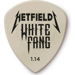 Jim Dunlop Hetfields White Fang Custom 1,14 mm Flow Guitar Pick Tin (PH122T114)