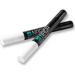 Naga glasmarkere 4,5mm Dry Erase hvid, sæt a 2 stk