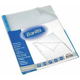 Bantex Signallomme 0,08 mm, 25 stk pakning, tynd model Blå