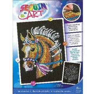 Sequin Art Horse 25x34cm