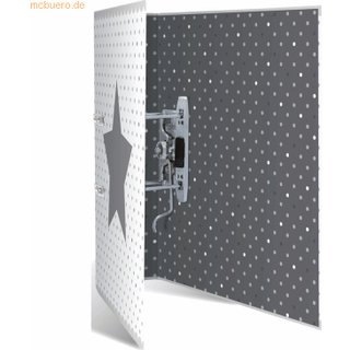 HERMA Motif file A4 stars white dotted