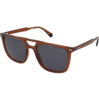 Polaroid PLD 4123/S 09Q/C3 53 Solbriller Mænd Brun - Transparent Brown - 53mm