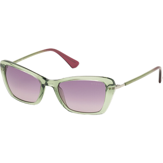Guess GU7654 93Y 52 Solbriller Kvinder Grøn - Clear Shiny Green - 52mm