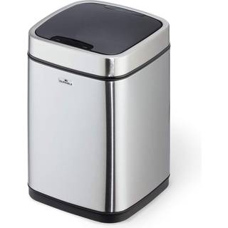 Durable NO TOUCH affaldsspand med sensor låg 6 liter sølv