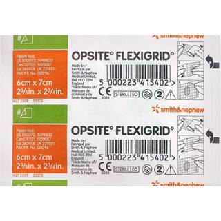 OPSITE Flexigrid 6 x 7 cm 1 stk.