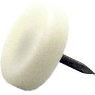 Glidesøm Ø20 mm hvid plast - 24 stk.