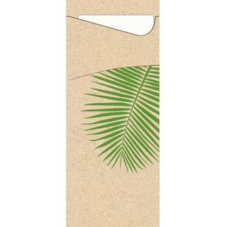 DUNI GO DUNI SACCHETTO TISSUE 8,5x19 cm Leaf Inkl. Hvid serviet 500 stk (187069)