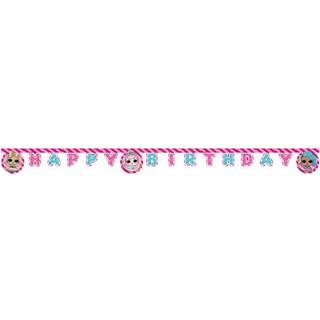 LOL Surprise Happy Birthday banner 2 m. - Glitterati