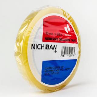 Tape cellulose 15mmx66m kerne Ø75mm klar