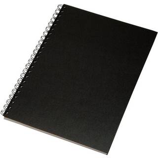 Notesblok Memo Art A5 wire-o lin. sort, 10 stk., varenr. 16492