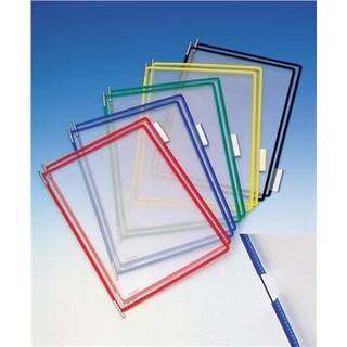 Tarifold displaylommer A4 sort