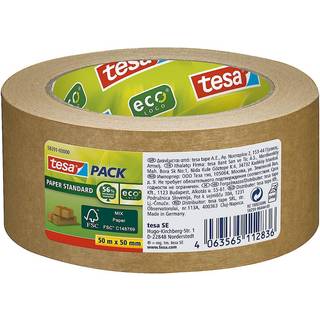 tesa Standard Pakketape | Papir | 50mm x 50m