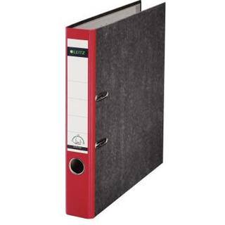 Leitz Mappe 1050 A4 Rygbredde: 52 mm Rød Skymarmor 2