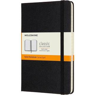 Moleskine Clas. H Notesbog | M | Linj. | Sort