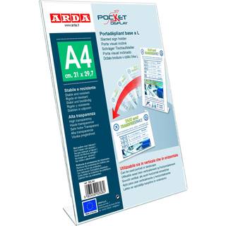 Arda Skilteholder A4 L-fod