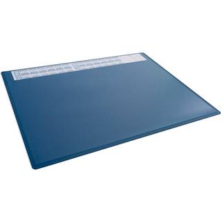 Durable skriveunderlag med lille årskalender 65x50cm blå