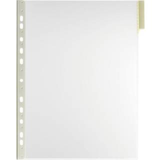 Durable Function Panel A4 lomme til registersystem gul