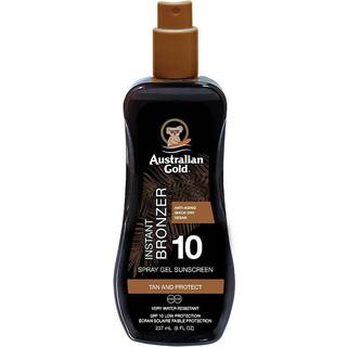 Australian Gold Lotion Sunscreen Spray with bronzer SPF10 - 237 ml.