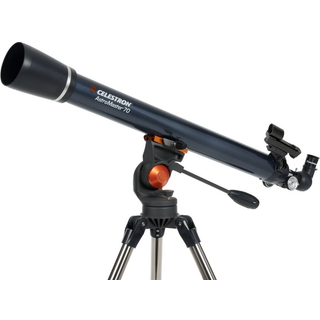 Celestron AstroMaster 70AZ R Refractor Telescope + Smartphone Adapter