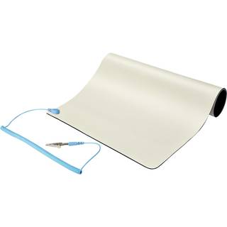 StarTech.com SM-ANTI-STATIC-MAT antistatisk måtte Beige, Sort Polyvinylchlorid (PVC) 1 stk