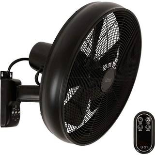 Beacon vægventilator Breeze, sort, Ø 41 cm, lydsvag