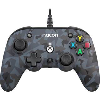 NACON Wired Pro Compact Controller Grey Camo - Wired Controller - Microsoft Xbox One