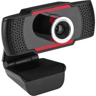 PLATINET Webkamera med noise cancelling mikrofon - Sort