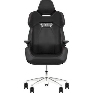 Thermaltake ARGENT E700 - chair - aluminium alloy perforated leather high-density molded foam - storm black Kontor Stol - Aluminium - Op til 150 kg