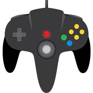 Teknogame Wired N64 Controller Black - Wired Controller - Nintendo 64