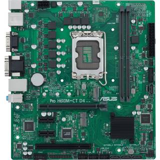 ASUS PRO H610M-C D4-CSM Bundkort - Intel H610 - Intel LGA1700 socket - DDR4 RAM - Micro-ATX