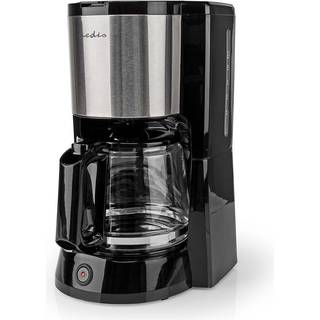 Nedis - Kaffemaskine | Filterkaffe | 1.5 l | 12 Kopper | Hold-varm funktion | Sort / Sølv - KACM260EBK
