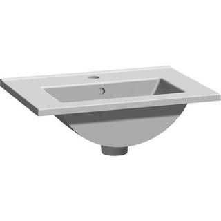 Scanbad Multo+ Amber Mini håndvask 51 x 36,5 cm porcelæn hvid